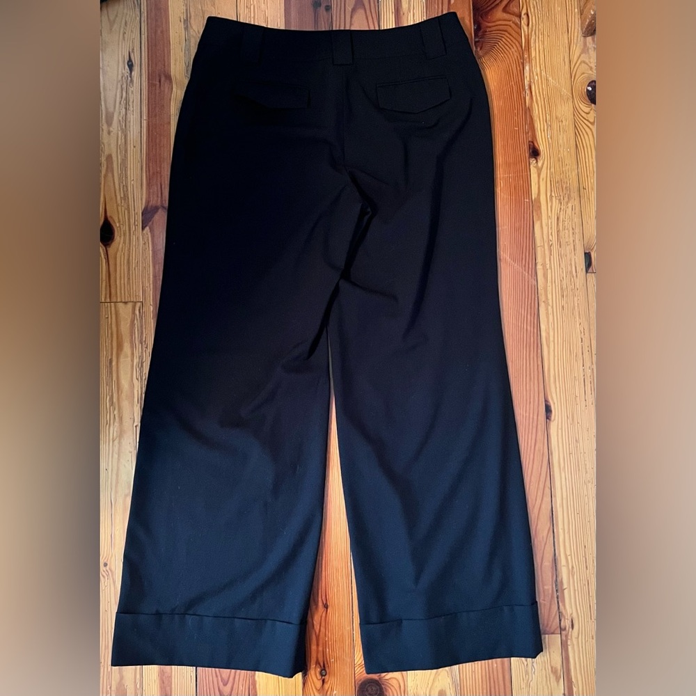 ANN TAYOR LOFT Black Wide Leg Women's Pants - Picture 4 of 5